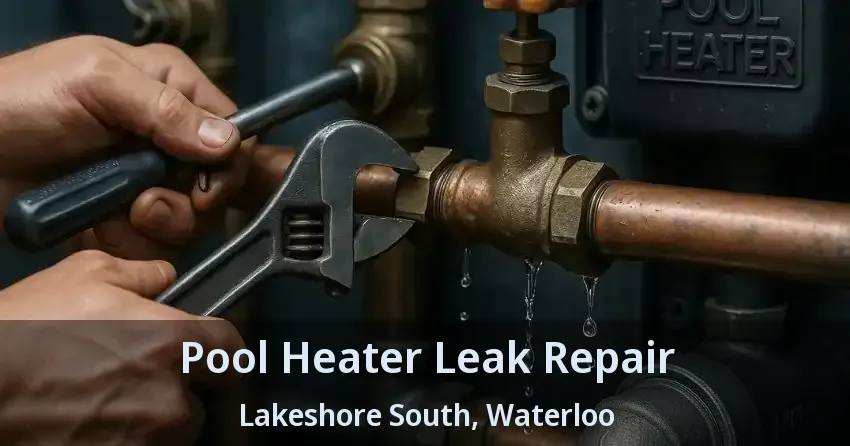 Pool Heater Leak Repair Lakeshore South, Waterloo - ON